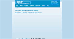 Desktop Screenshot of beljanpsych.com